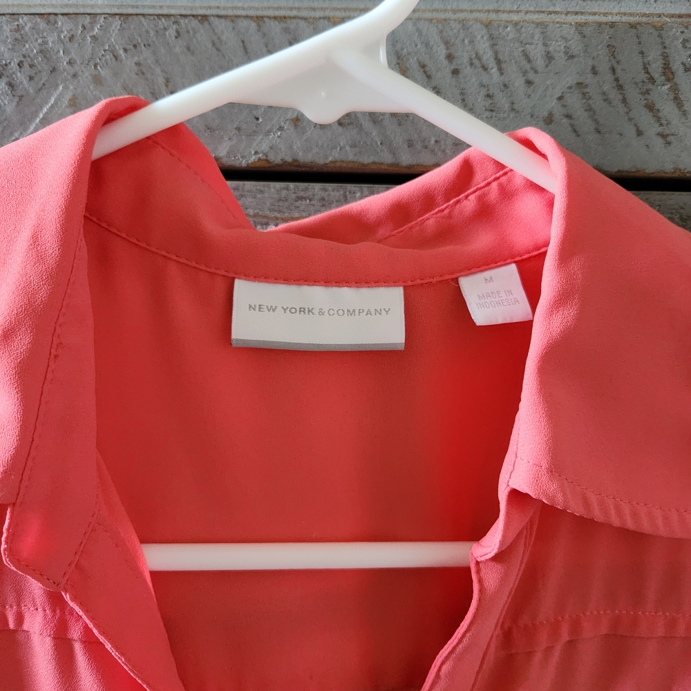 New York & Company Coral Sleeveless Blouse - Picture 3 of 3